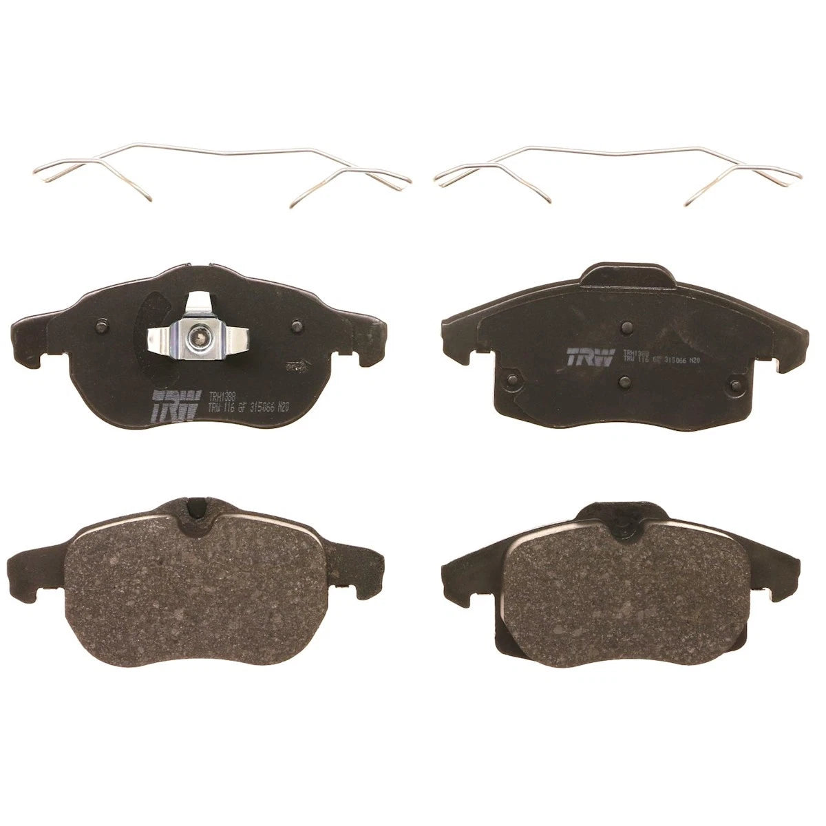 2X Brake Pad Set for Saab 9-3X 9-3 (2006–2011) TRH1388