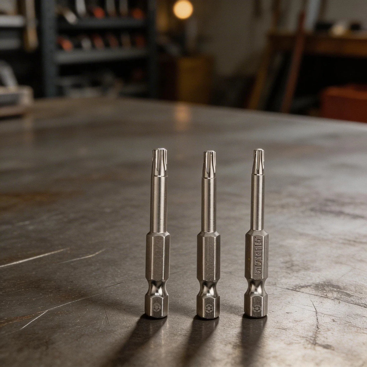 Set of 6 Plum Blossom Hexagonal Screwdriver Bits for Electric Drills