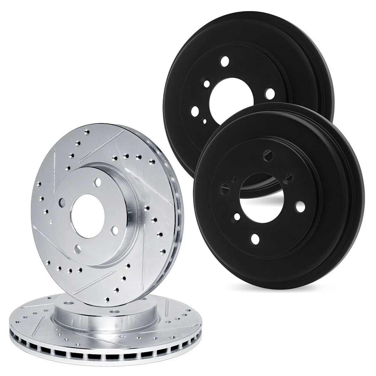 Set of 4 Brake Discs for Chevy Spark (2016–2022) WGPN2-47082