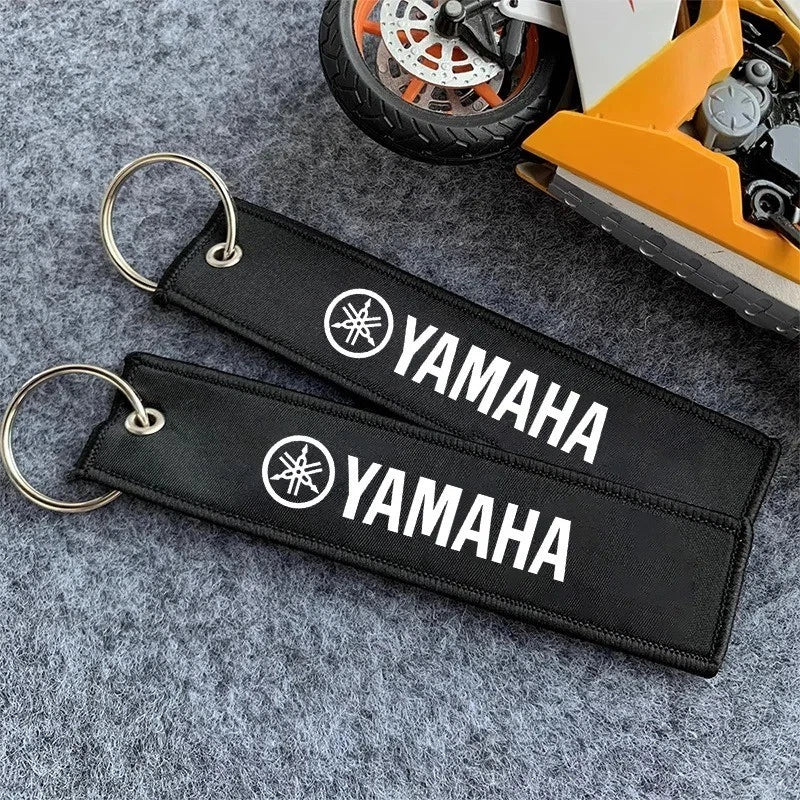 Yamaha Motorcycle Key Chain for Bikers and Musicians