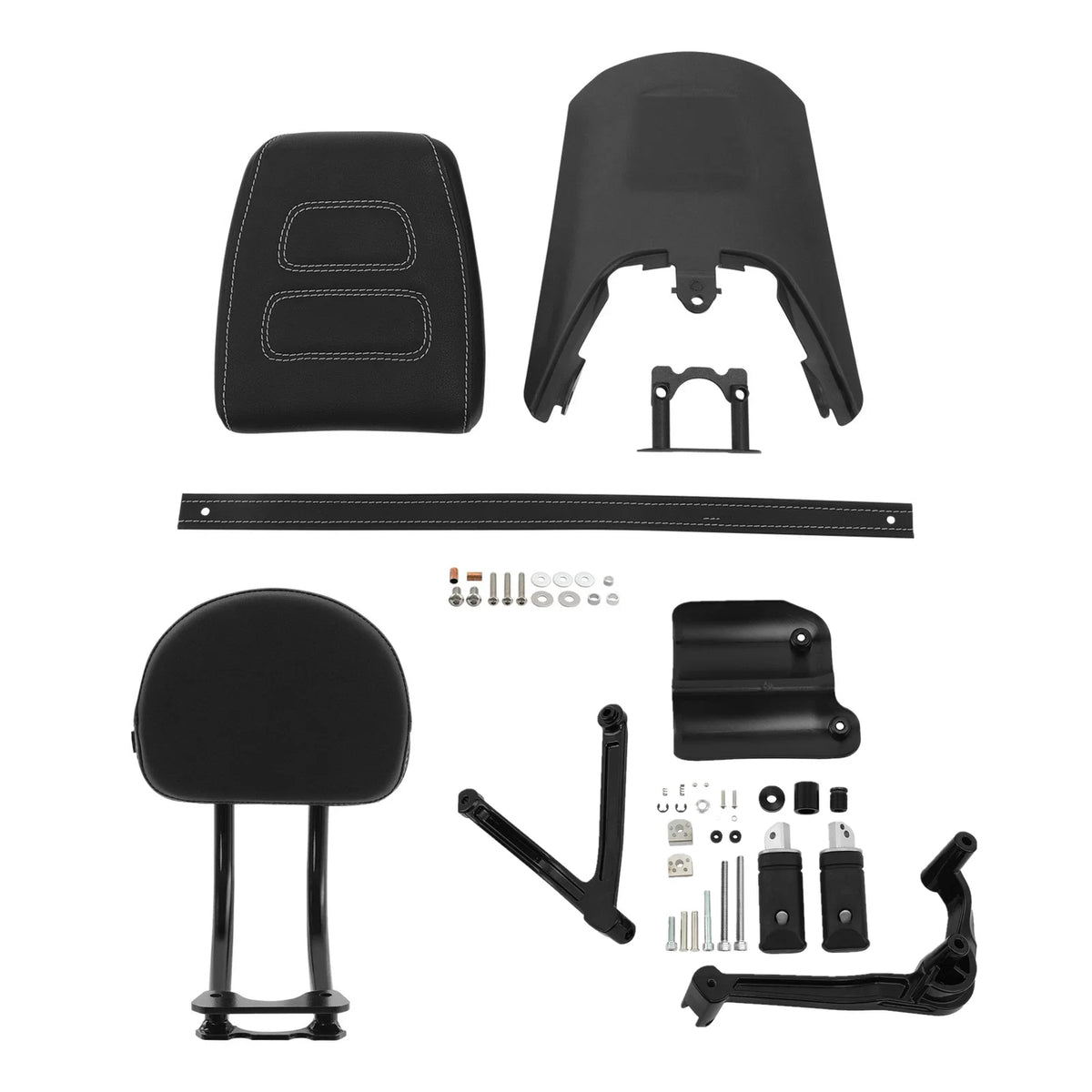 Passenger Seat Backrest Pad Footpegs Bracket for Sportster S (2021–2025)