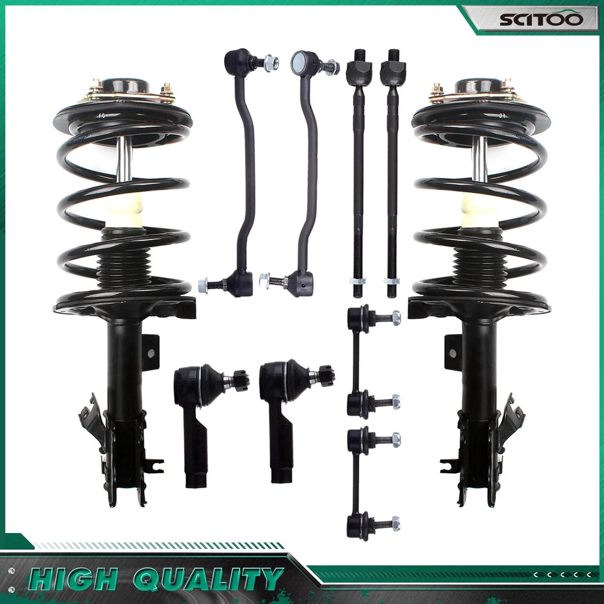 Front Struts, Tie Rods & Sway Bar End Links for Nissan Maxima (2004–2008)