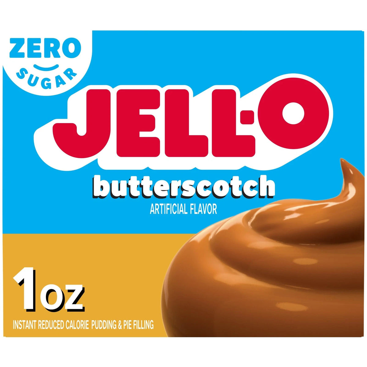 Pack of 24 Jell-O Zero Sugar Instant Pudding & Pie Filling Mix