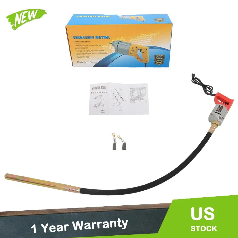 Electric Concrete Vibrator 1300W with 1.5m Copper Shaft
