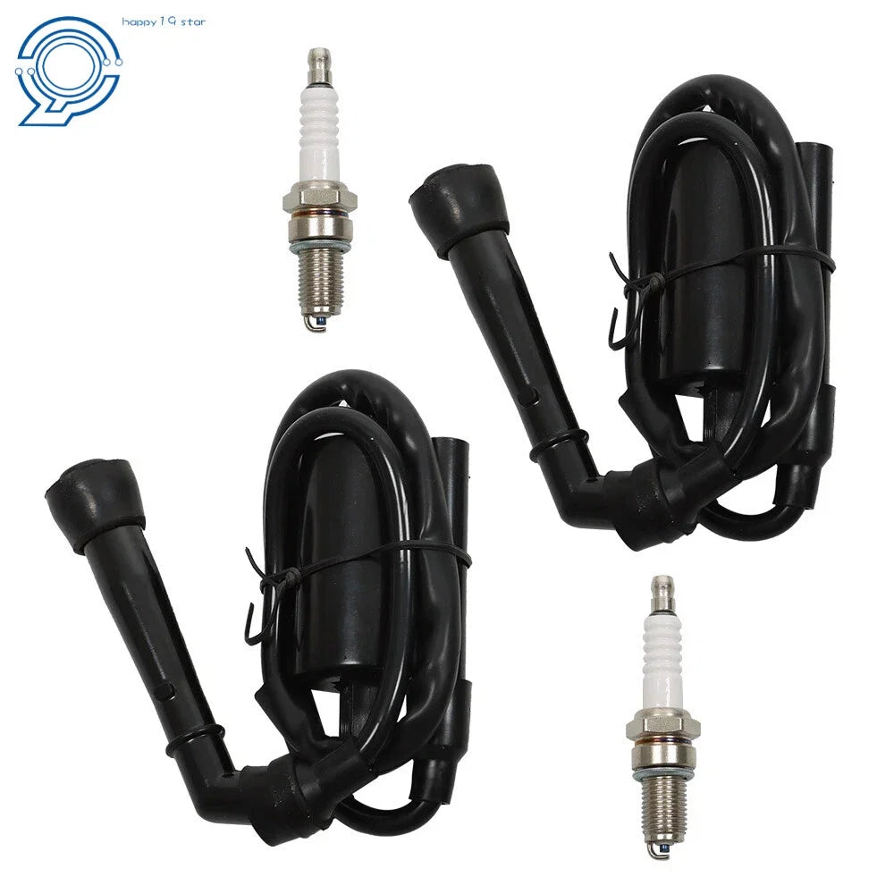 2X Ignition Coil Spark Plug for Suzuki Intruder VS700 VS750 VS800 (1986–2004)