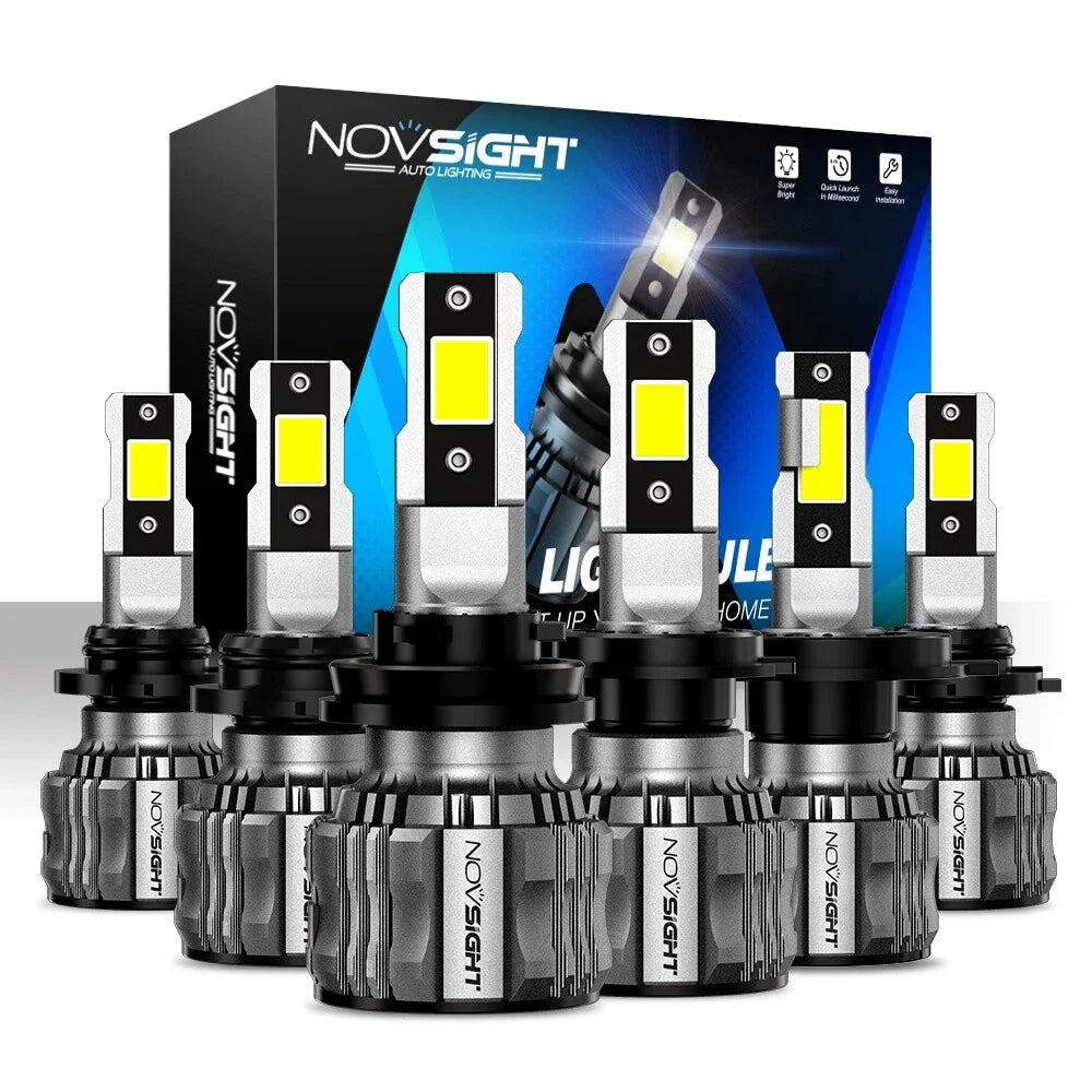2X LED Headlight Bulb Kit 9005 9006 H7 H11 H13 for