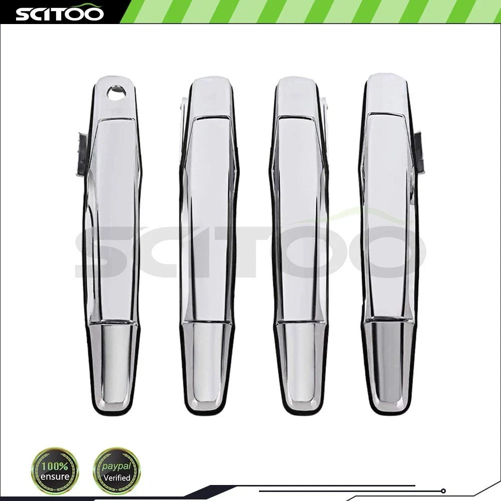 Chrome Outside Door Handle for Chevrolet Avalanche Silverado Sierra (2007–2013)