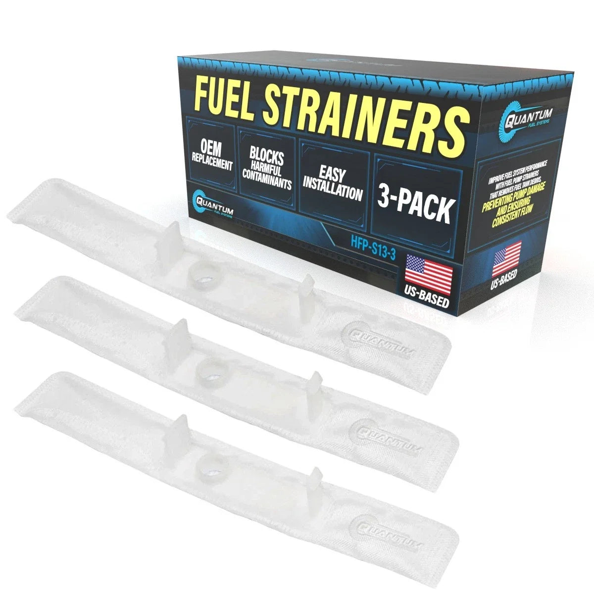 3X Fuel Pump Strainers for Harley-Davidson FLHR Road King (2008–2020) #62908-08