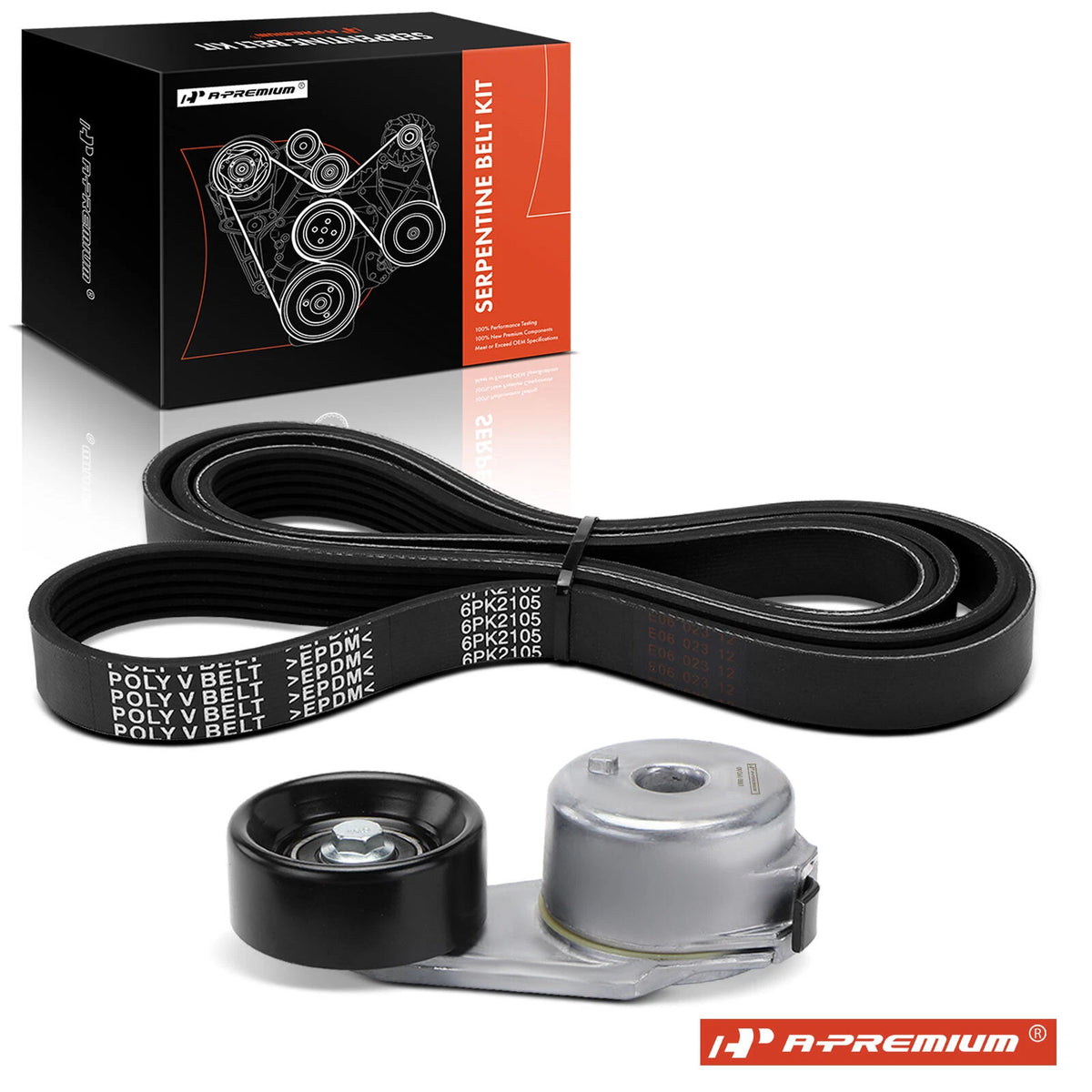 2X Serpentine Belt Drive Component Kit for Ford Ranger (2001–2011)