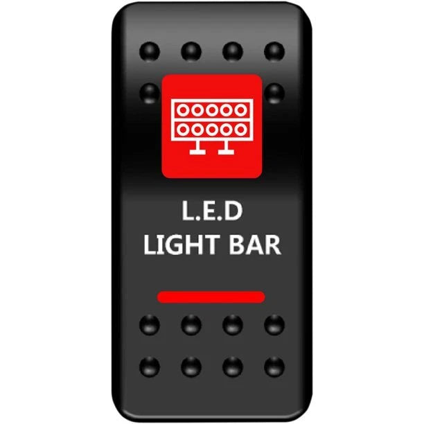 LED Light Bar with Single Throw Rocker Switch for UTV (2106-0446)