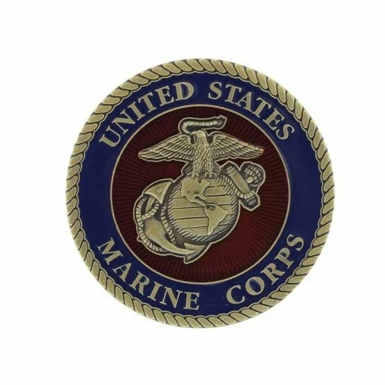 Adhesive Marine Corps Emblem Decal Medallion for USMC 1-3/4 Inch (Universal)