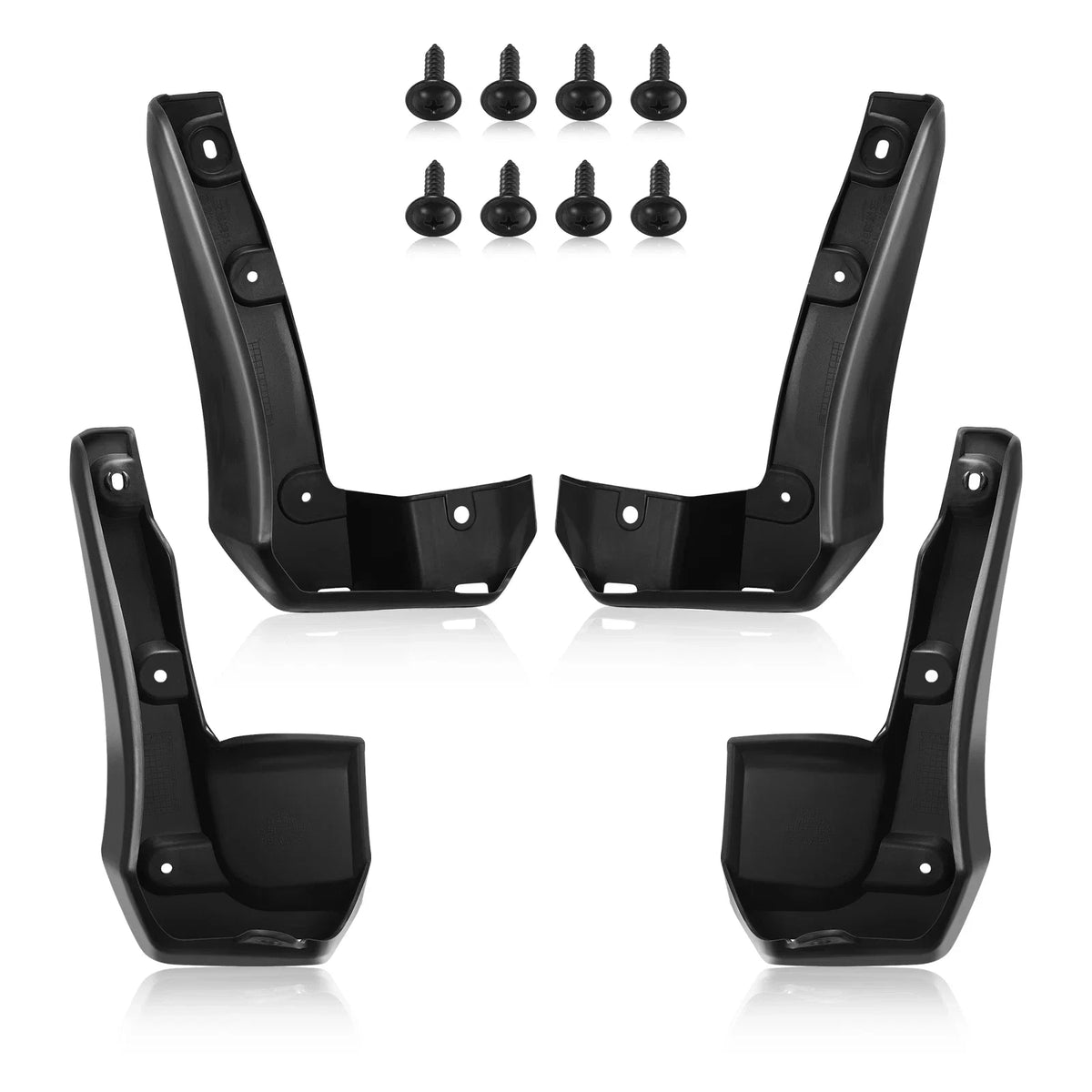 Set of 4 Rear Front Splash Guards Mud Flaps for Honda Civic Sedan (2016–2019)