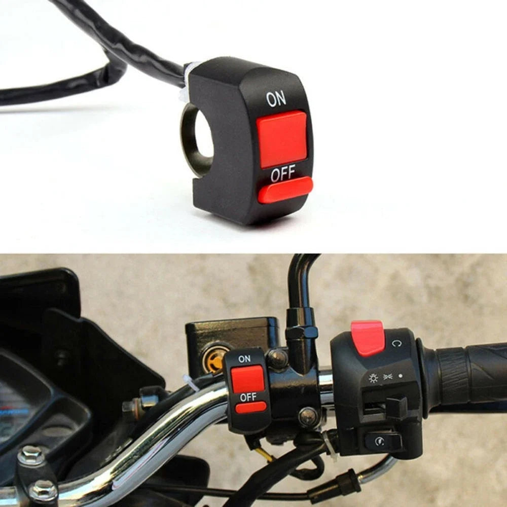 Handlebar Light On/Off Switch for SUV ATV (Normal & Hazard Lights)