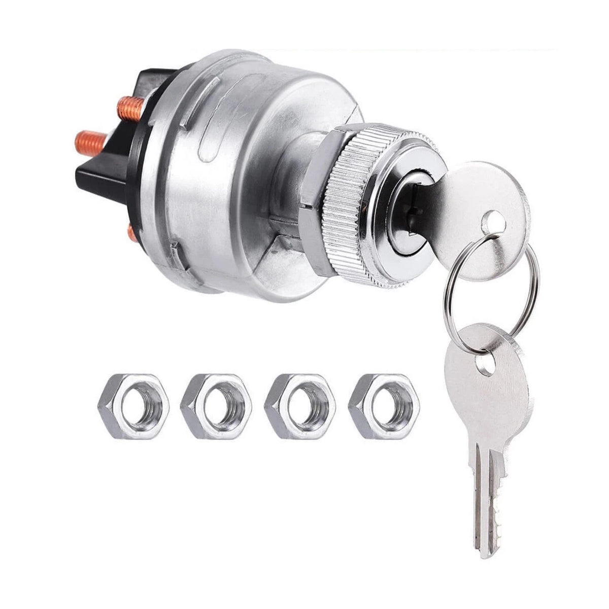12V/24V Ignition Switch for Universal Car Truck Tractor (No Specific Years)