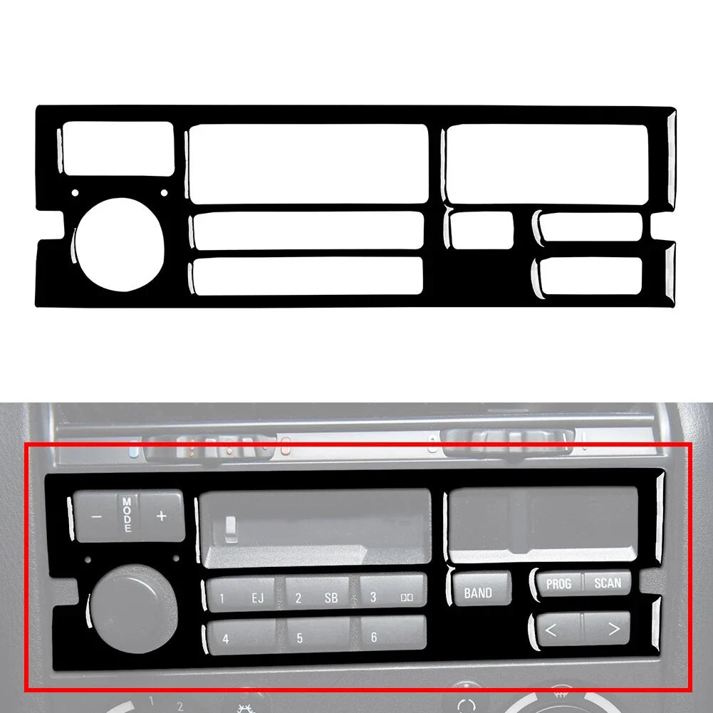 Piano Black Radio CD Panel Trim for BMW 3 Series E36 (1994–1996)