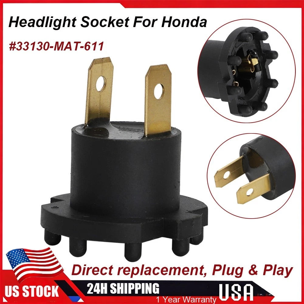 Headlight Wire Harness Socket for Honda CBR600RR CBR1000RR (2003–2007) 33130-MAT-611