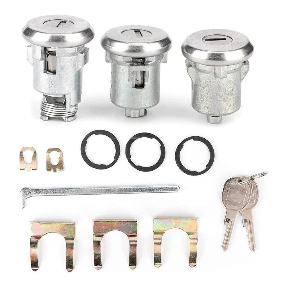 Replacement Door Lock Cylinder Kit with 2 Keys for Chevy Camaro Caprice