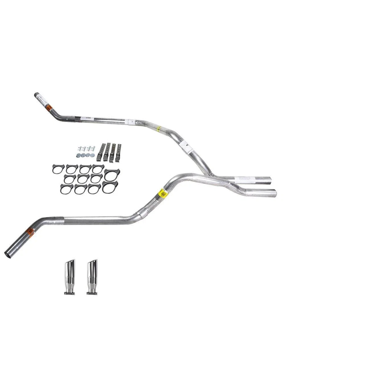 Dual Exhaust Pipe 2.5" No Muffler for Silverado 1500 (2007–2013)