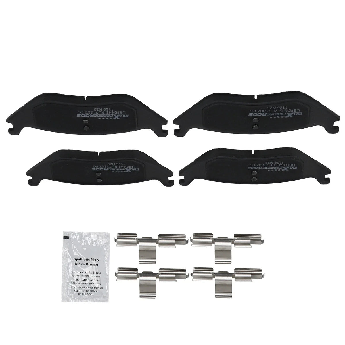 Rear Ceramic Brake Pads Kit for Dodge Durango/Ram 1500 (2003–2010) D967