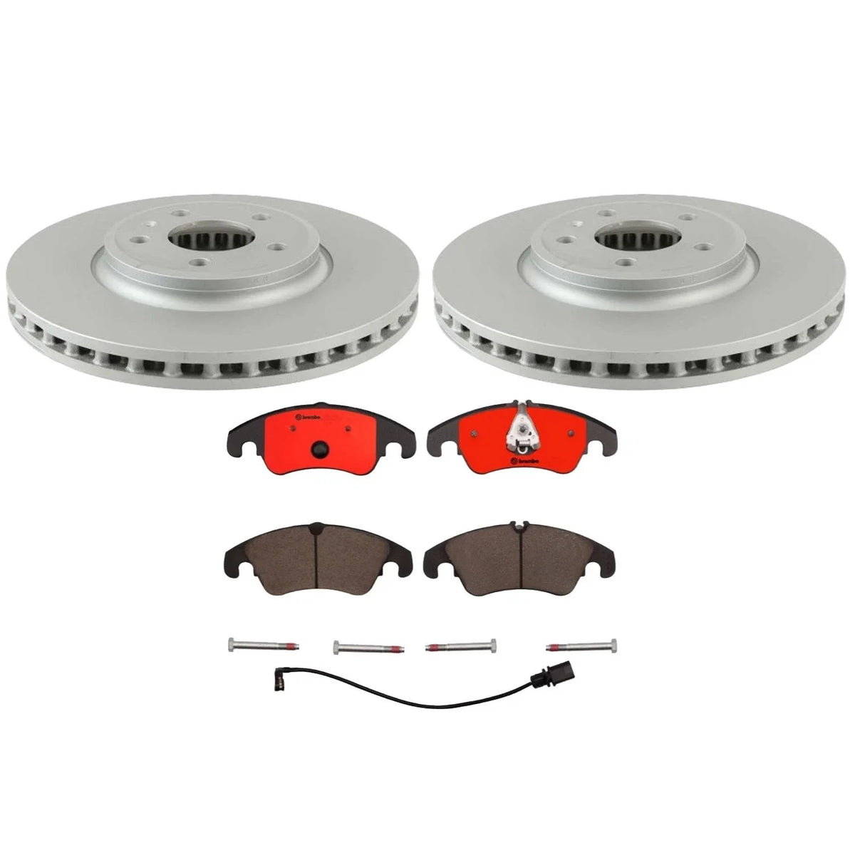 Front Brake Kit 320mm Rotors Brembo Ceramic Pads for Audi A4 A5 S4 S5 (2009–2020)