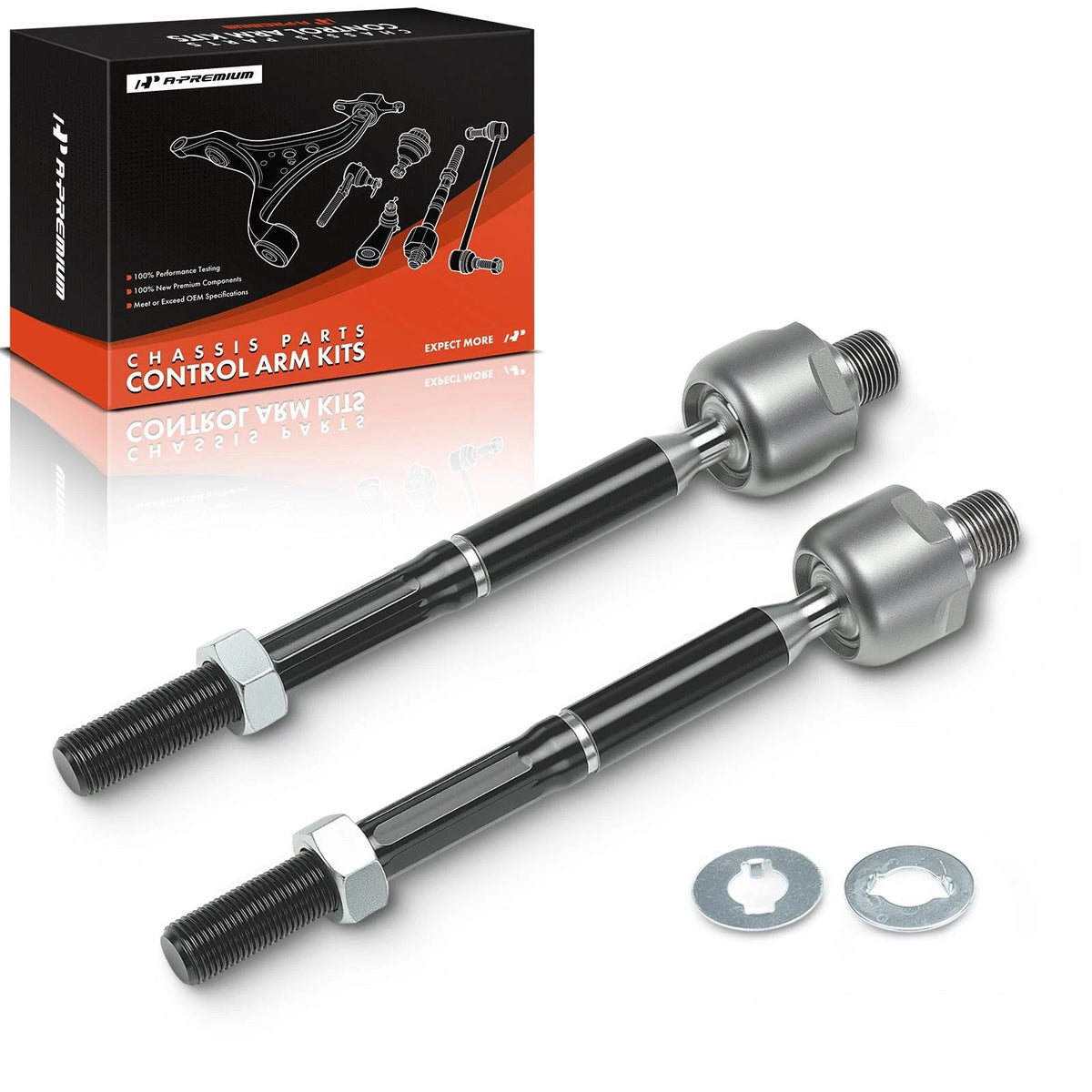2X Front Inner Tie Rod End for Kia Optima (2016–2020) 57724D4000, MS80738