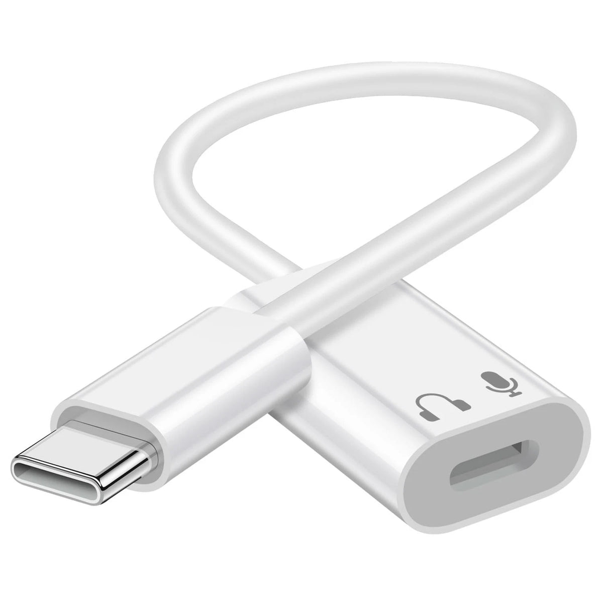 USB C to Lightning Audio Adapter for Type C Devices