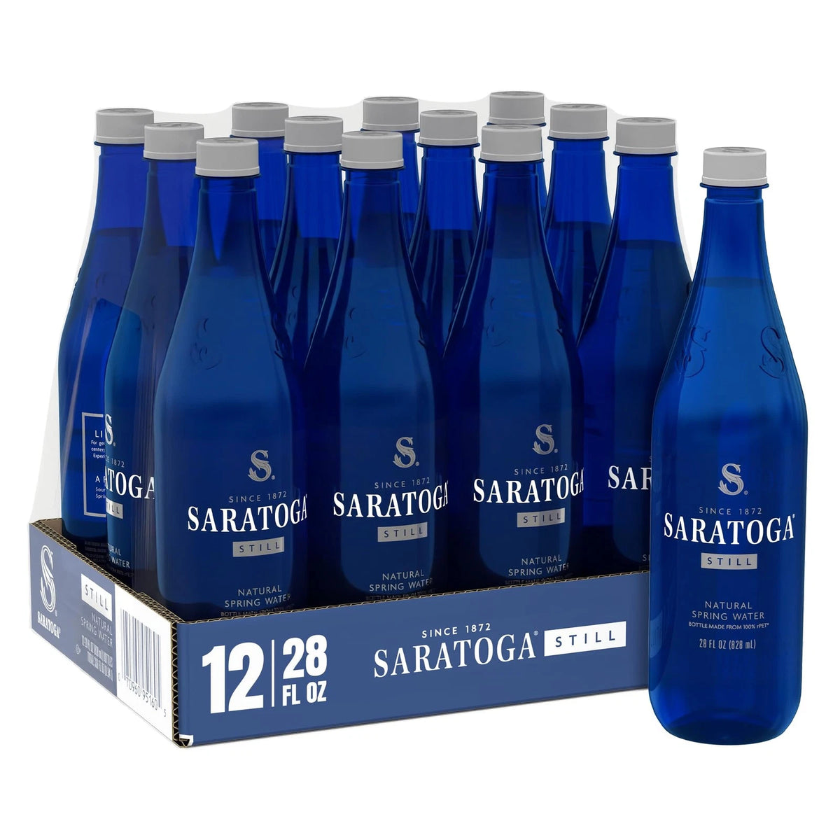 12 Pack Saratoga Spring Water Bottles 28 Fl Oz