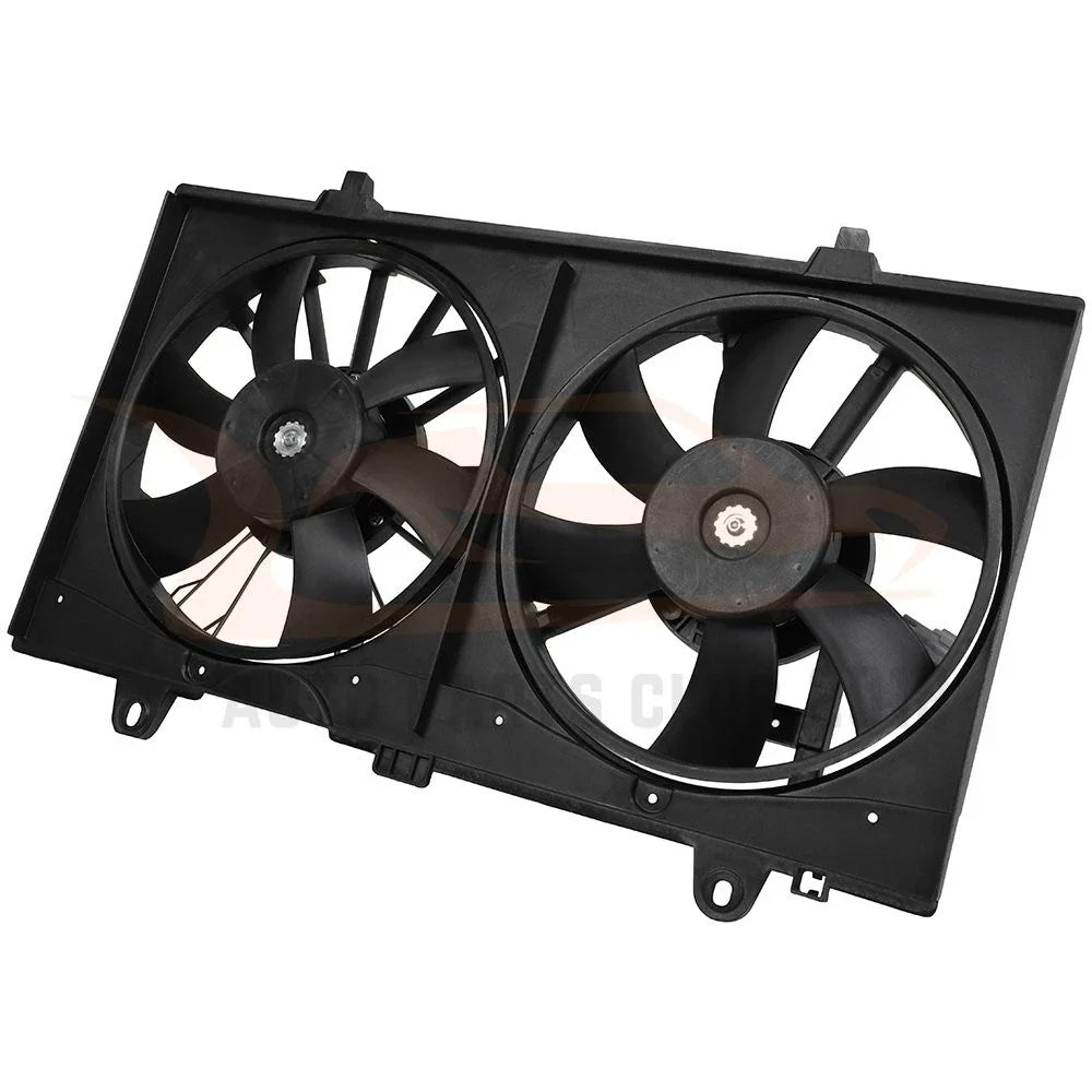 AC condenser and cooling fan assembly for Nissan Sentra (2007–2012)