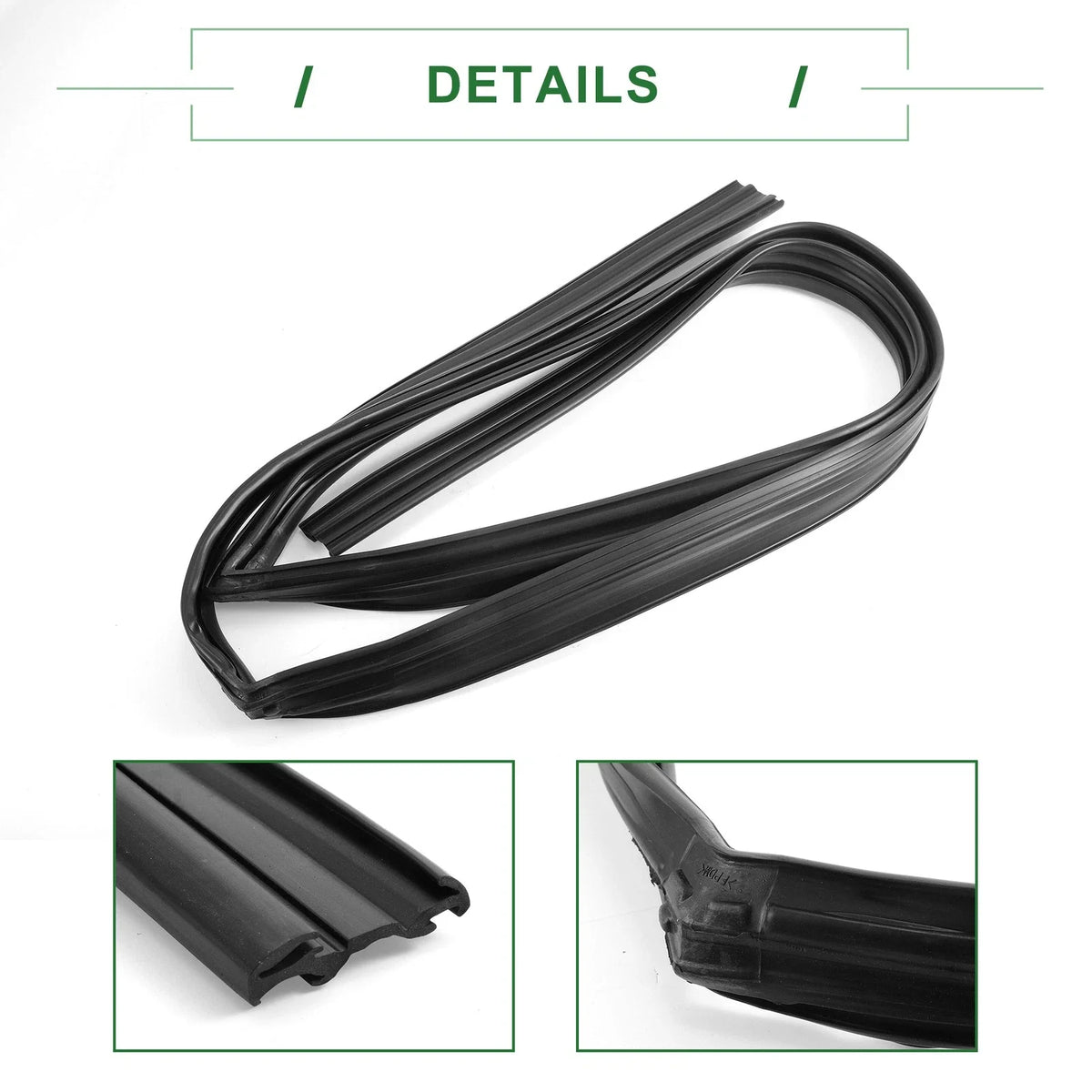 Front Right Door Window Run Channel Seal Strip for Honda Civic (No. 72235SNLT02)