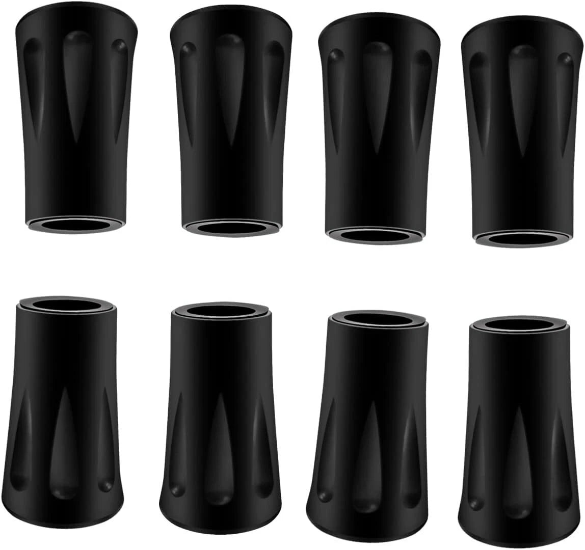 8Pcs Rubber Feet Tips for Hiking Trekking Poles