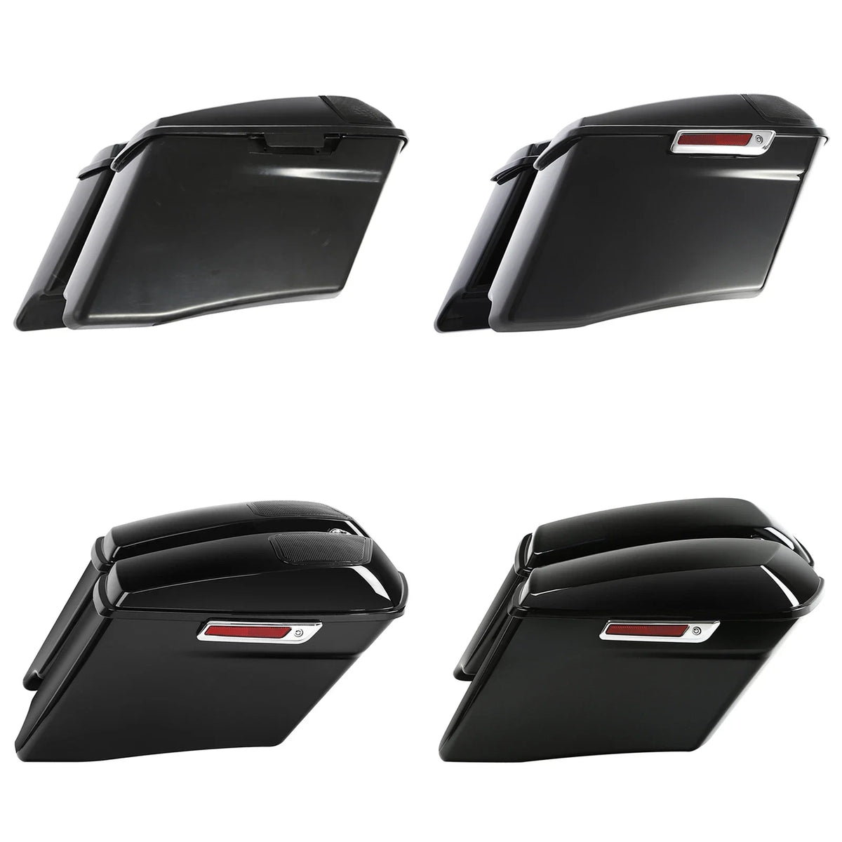 4" Stretched Extended Saddlebags for Harley CVO Touring Road Glide (1993–2013)