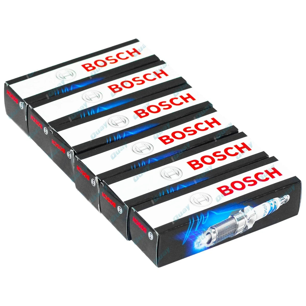 Set of 6 Bosch Spark Plugs for Nissan Stagea C34 6cyl 2.5L RB25DE 1996~2001