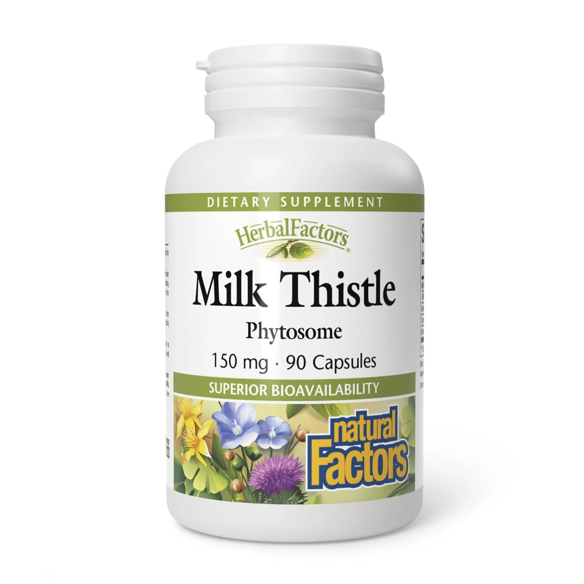 Milk Thistle 90 Count for HerbalFactors (Pack of 1)