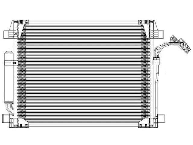 A/C Condenser for Infiniti Q70L (2015–2019) 17735CRTD