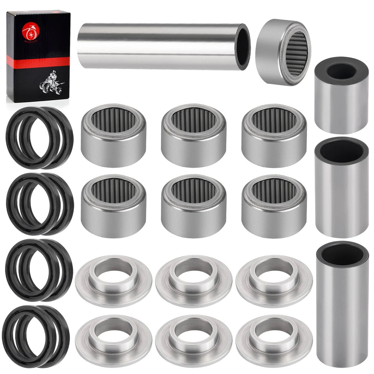 Swing Arm Linkage Bearings Seals Kit for Kawasaki KFX400 (2003–2006)