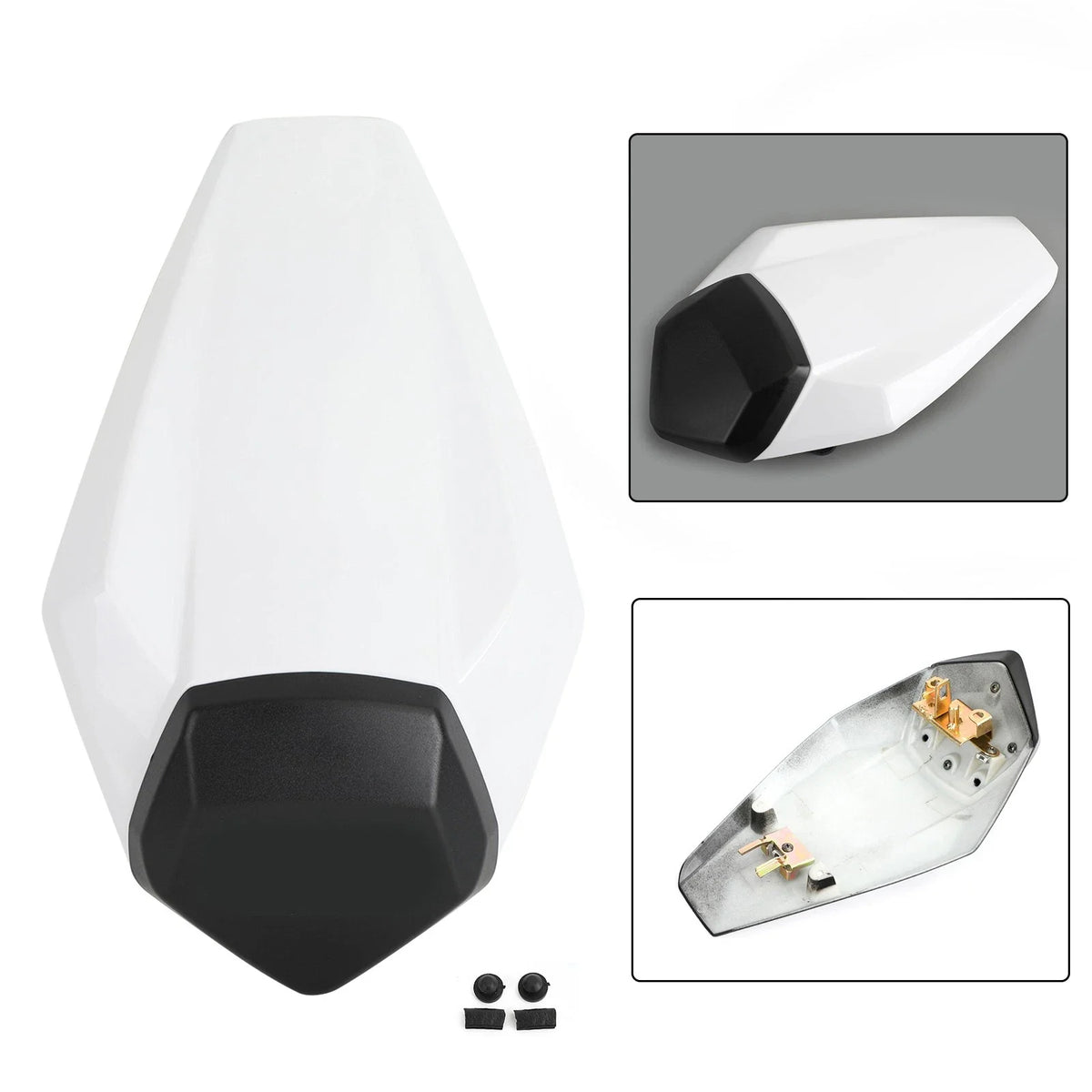 Rear Seat Fairing Cover Cowl for Kawasaki ZX6R (2019–2024) White