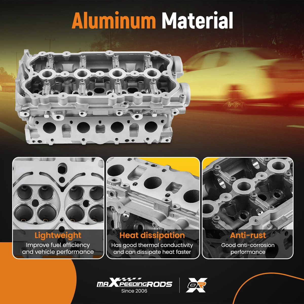 Cylinder Head for Audi A3 A4 TT VW Golf (2004–2008)