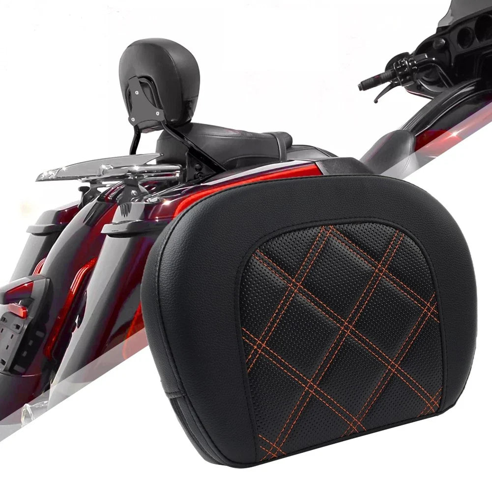 Rear Passenger Sissy Bar Backrest Pad for Harley Street Glide FLHX FLHXS (2014–2023)