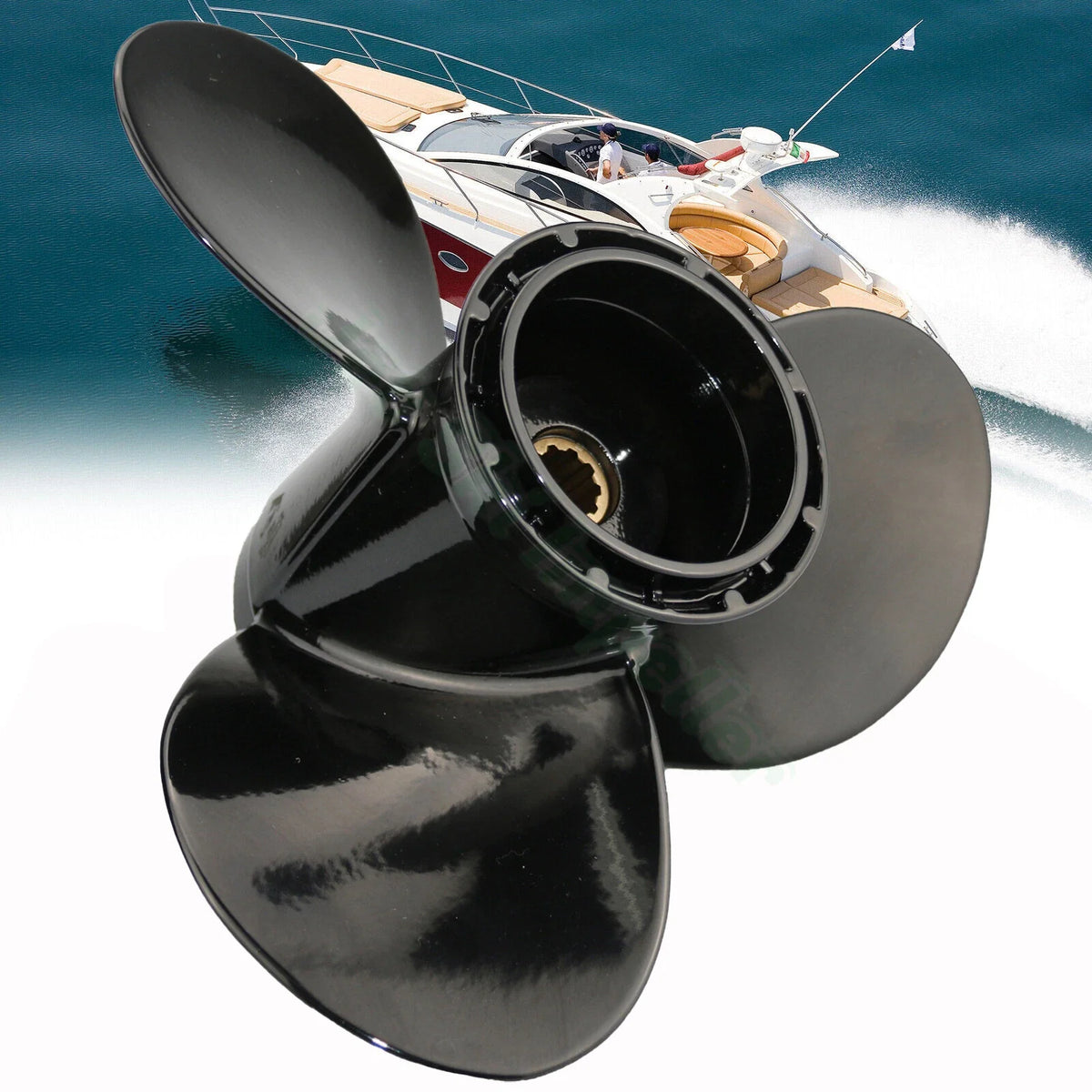 Propeller 10 1/4x15 for Suzuki Outboard 25-30HP (2/4 Stroke) Aluminum
