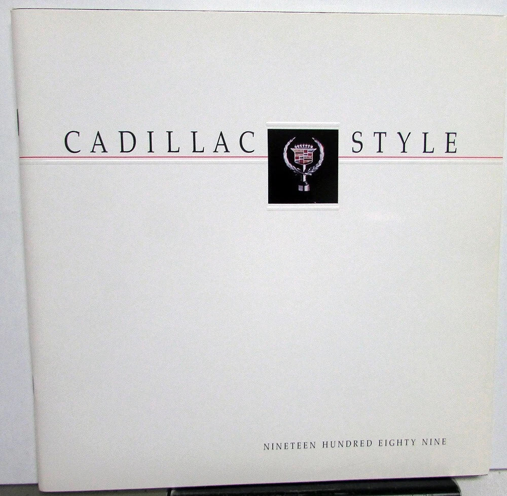 Sale Brochure for Cadillac Allante Fleetwood Deville Eldorado Seville Brougham (1989)