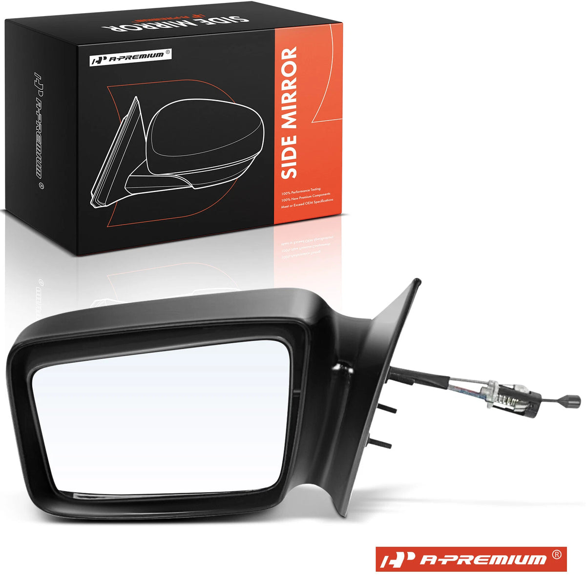 Driver Power Side Mirror for Dodge Dakota (1987–1996) 55025869, CH1320164