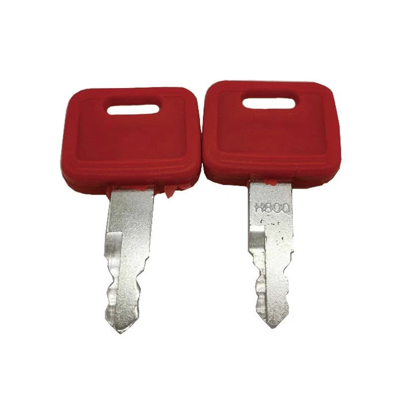 2X Keys for John Deere, Hitachi Excavator, Case Dozer, New Holland H800