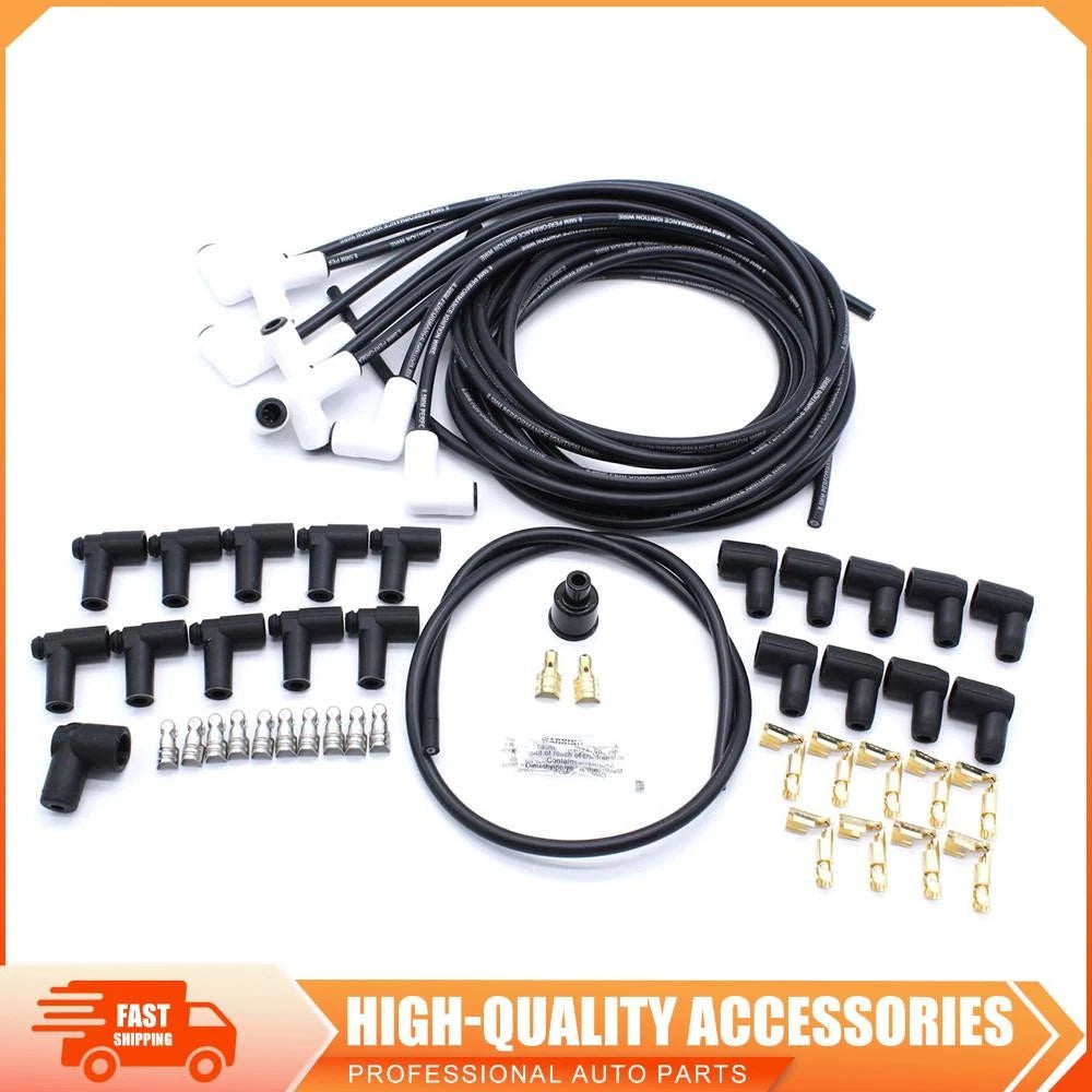 Set of 4 Spark Plug Wires for Universal (9001C)