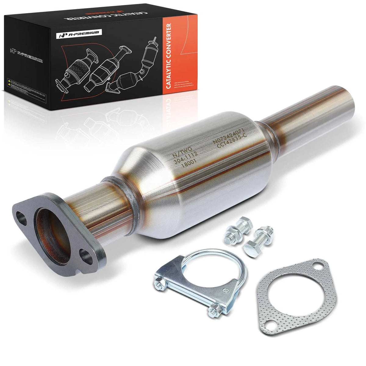 A-Premium Rear Side Catalytic Converter for Ford Focus (2012–2018) 642835