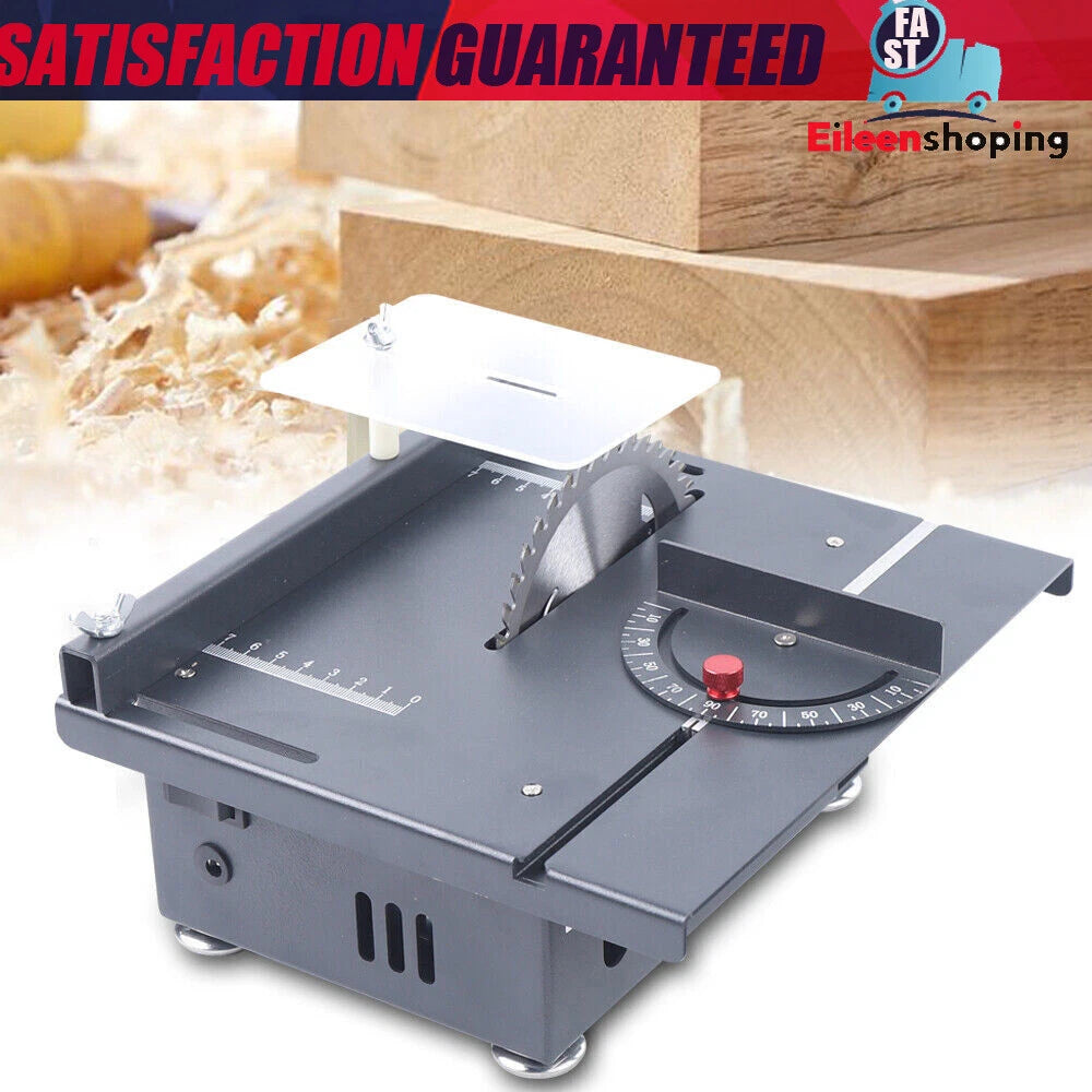 Mini Electric Table Saw for Metal Wood Cutting (7200RPM)