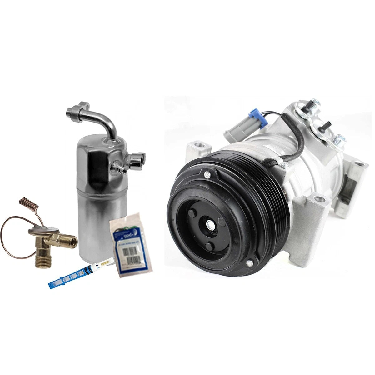 A/C Compressor Kit for Chevy Silverado 2500 HD Sierra (2014) 16803942, 6512383