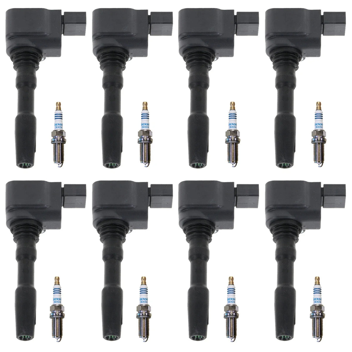 Set of 8 Ignition Coils & Iridium Spark Plugs for Audi RS7 S6 S7 S8 (2013–2021)
