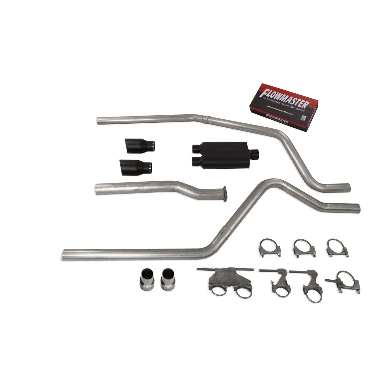 3" Dual Exhaust Kit for Dodge Ram 1500 (2019–2025) Flowmaster Super 40 DBW Tip
