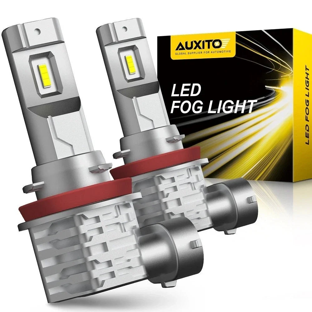 AUXITO H11 H8 H9 LED Headlight Bulbs Kit 6500K White for