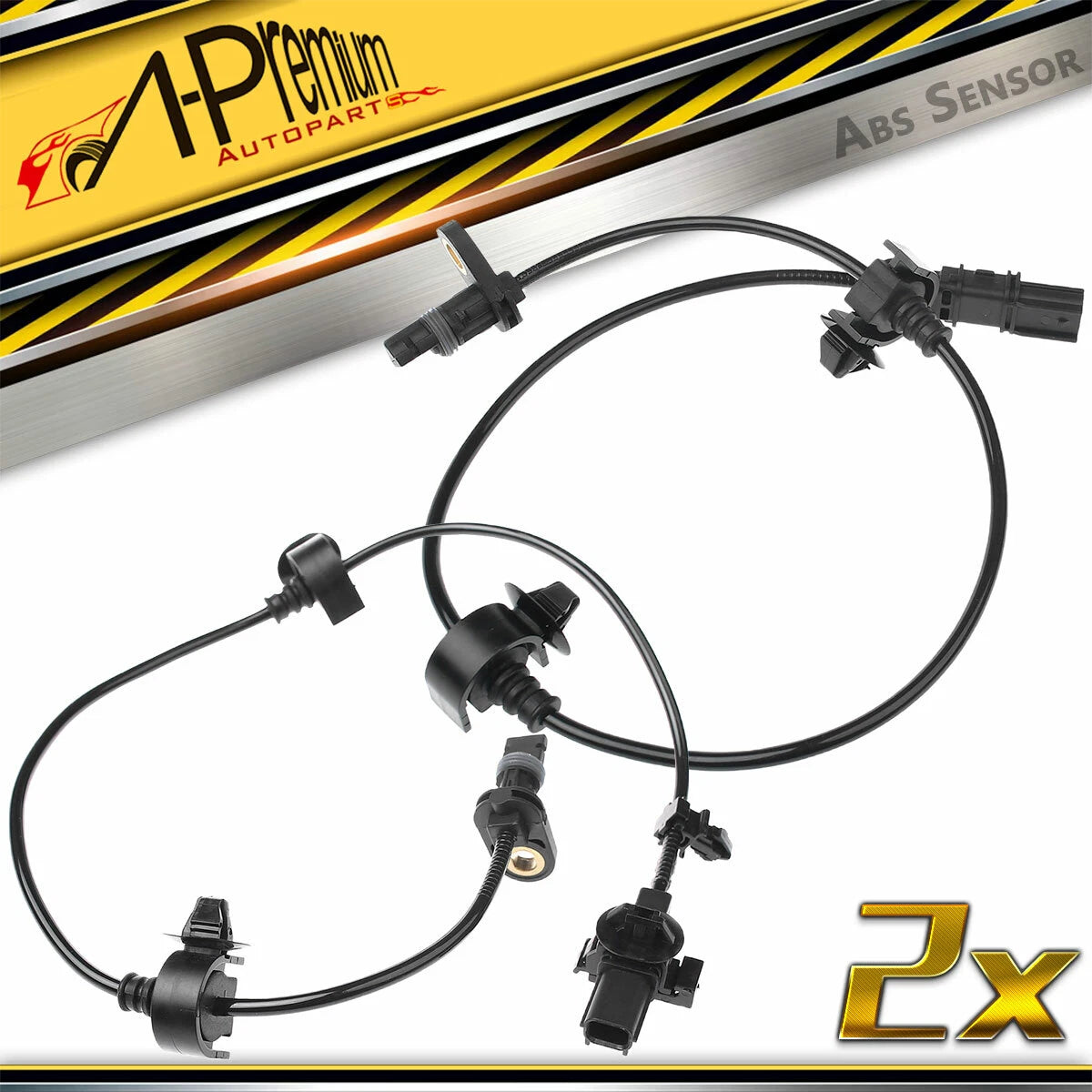 2X Rear ABS Wheel Speed Sensors for Honda Civic (2012) 57475-TR0-013, 57470-TR0-013, ALS2302, ALS2304